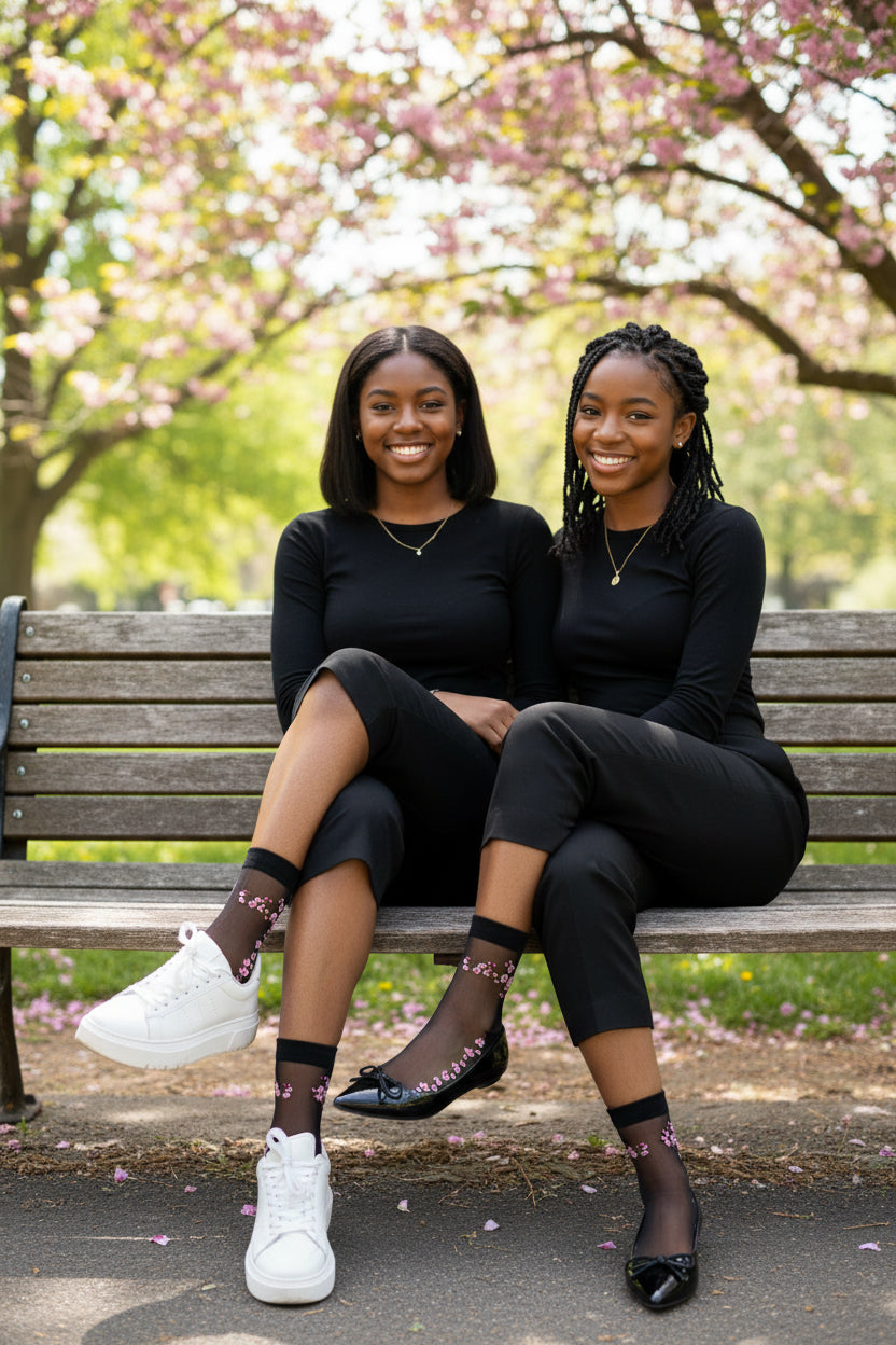 đ¸ Step Into Effortless Elegance â Sheer Ankle Socks for Women & Teen Girls â¨Fit: One size most (US Womenâs 5â9)