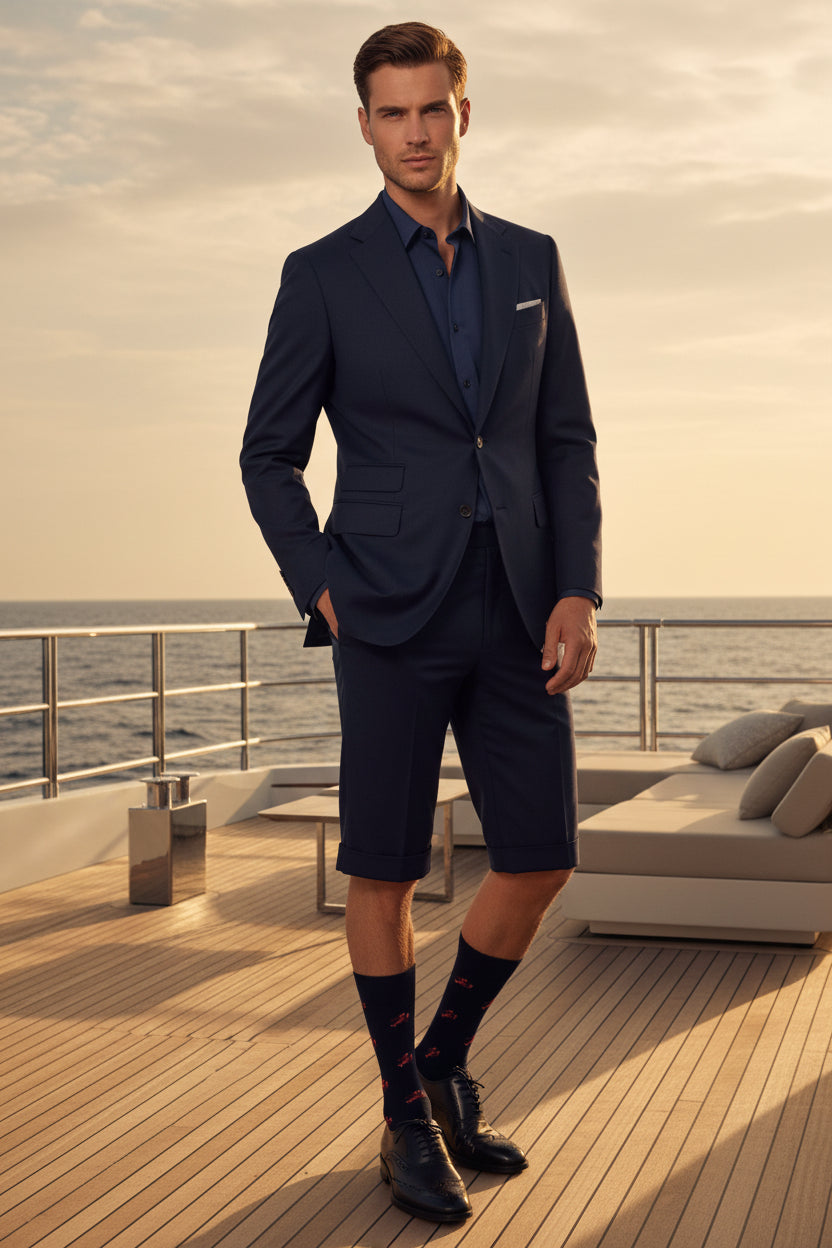 Men's teen boys designer long-length/crew socks offers stylish, trendy fashion choices.