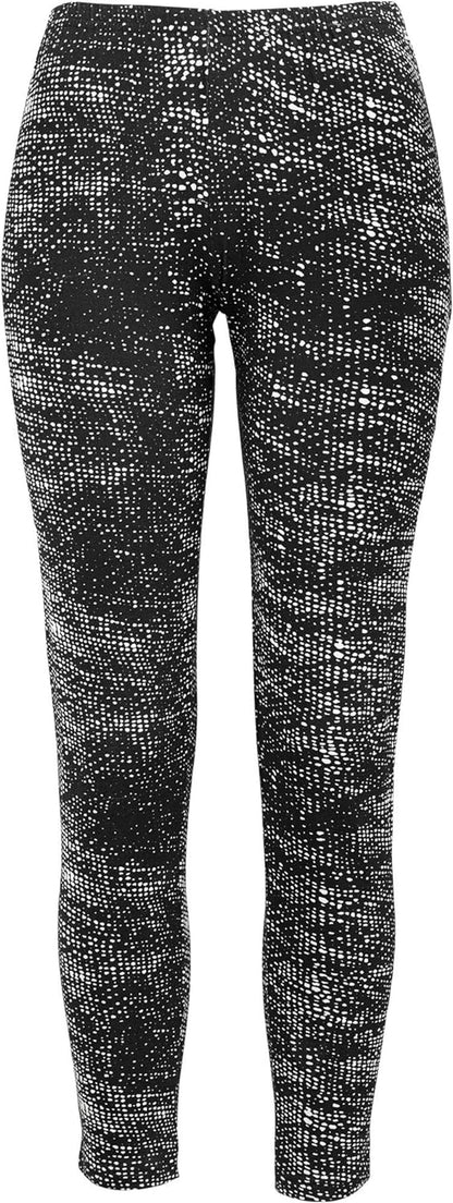 Plus size leggings for teen and women to accentuate your figure. Product Details: Animal Heather, 6X plus size.