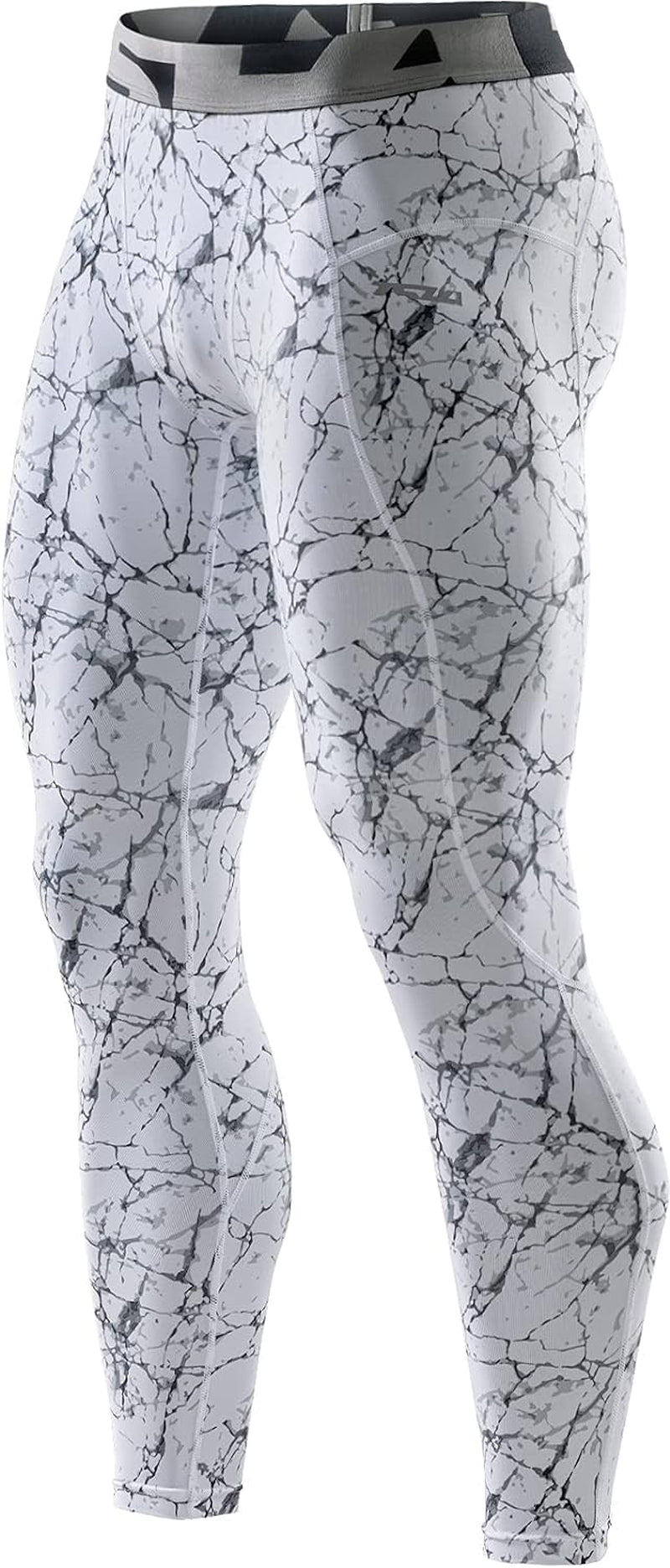 Leggings for Men and Teens, No matter where life takes you, show off your style by wearing these very cozy leggings tights. Marble White; Waist 27"–29"; Size: XS.