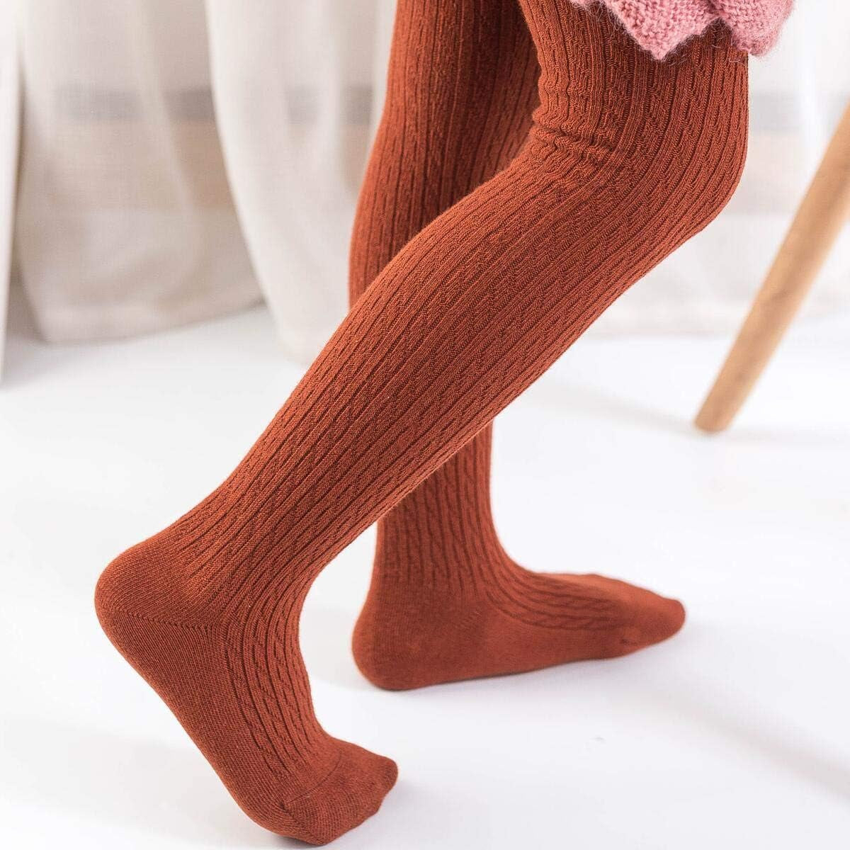 Fitted knit tights in three packs will keep your little girls toasty warm. Ages 4-6; Colors: Multi