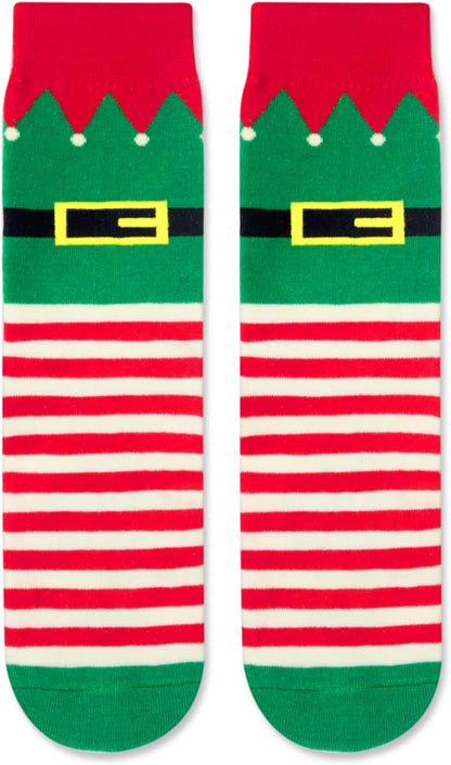 Christmas Gifts Stocking Socks for Boy Girl - Elf Squad Socks for Kids Xmas Stocking Stuffers