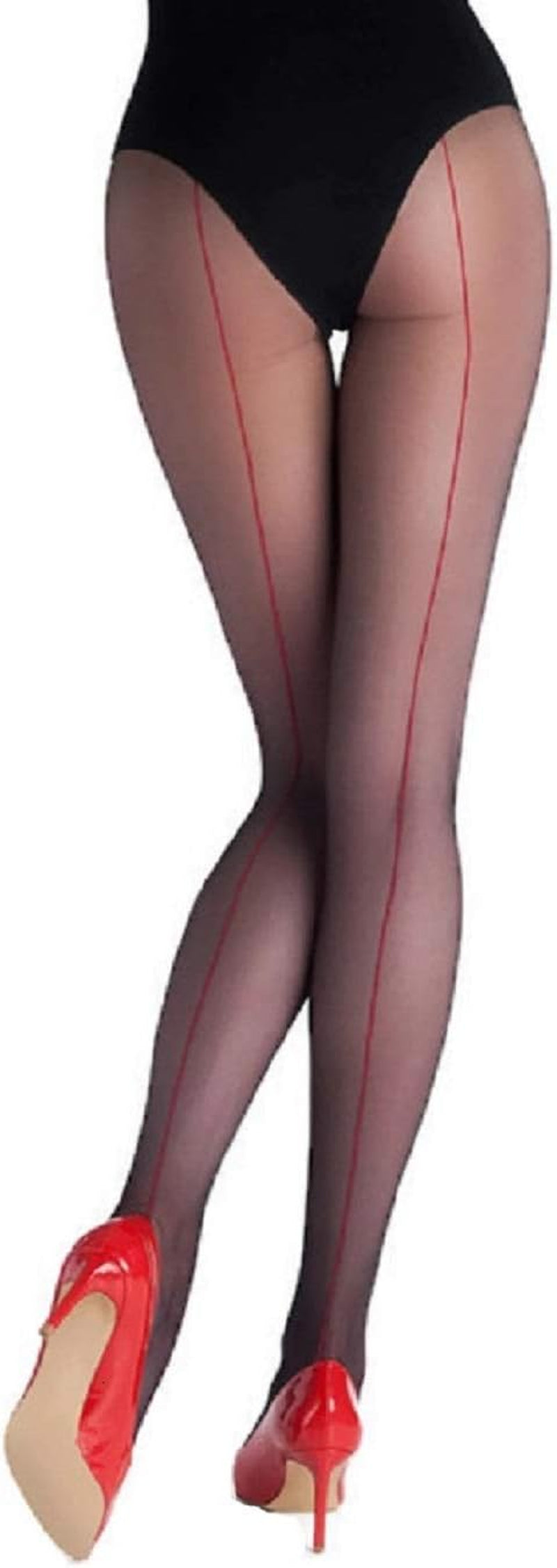 Silky Sheer with Backseam European Pantyhose