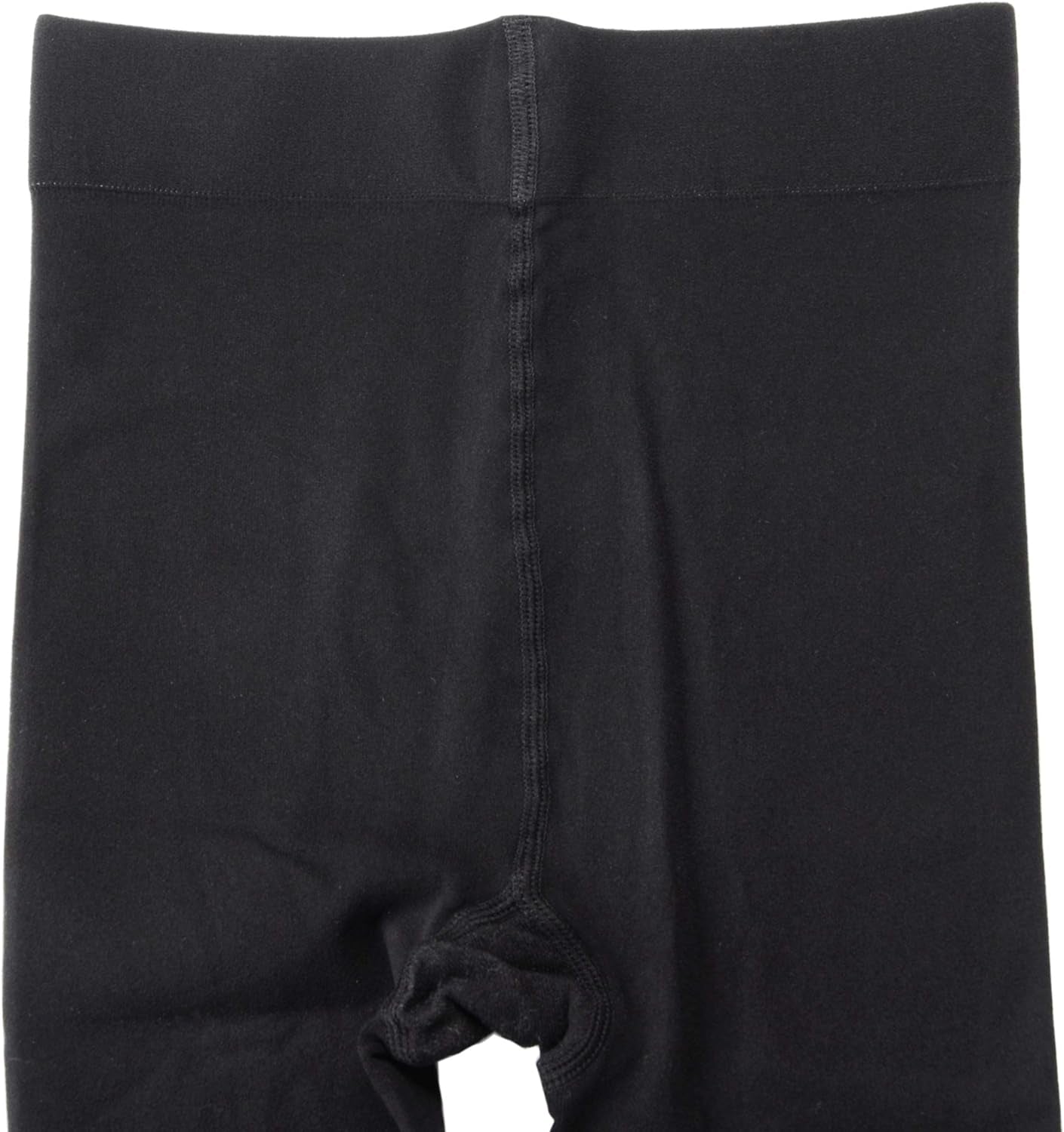 Three pairs of black microfiber tights for girls ages 6 to 8.