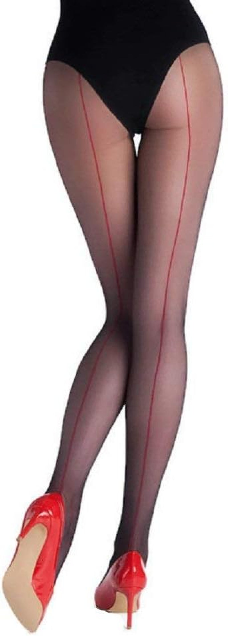 Silky Sheer with Backseam European Pantyhose