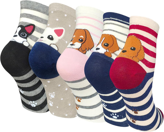 Casual novelty socks for women and teens that are good for your feet. Size: One Size (23–25 cm), ideal for females US shoe sizes 6–11), Color: a combination of colors.