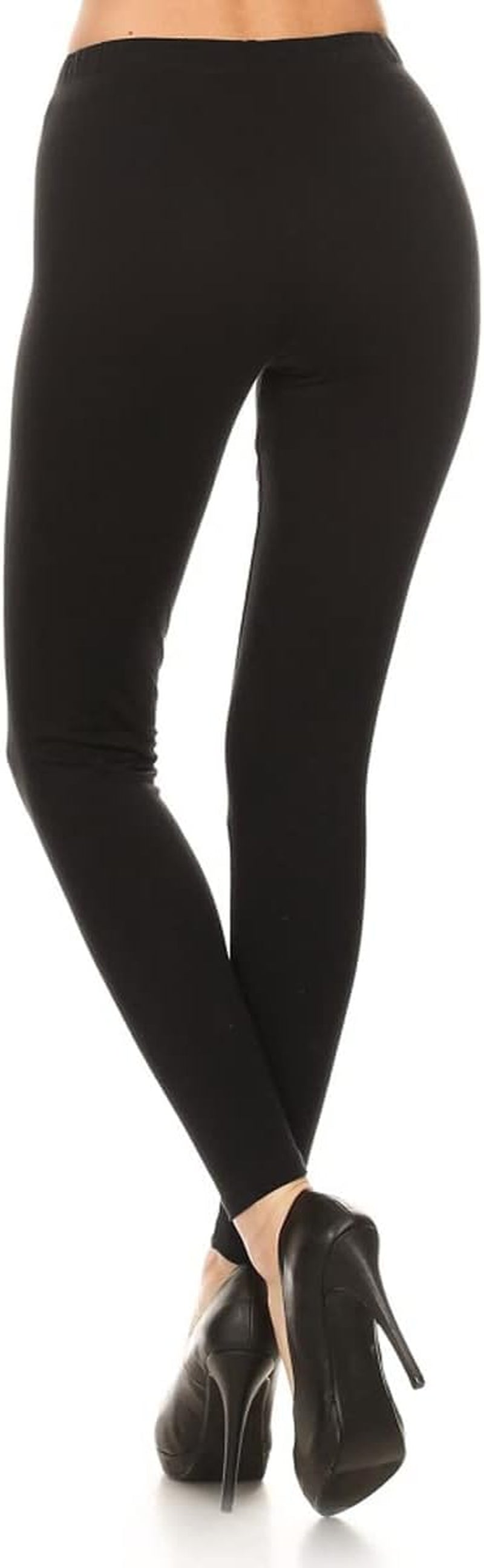 Your elegance will be accentuated by these cotton leggings. Size: 2X, Color: Cotton Black.