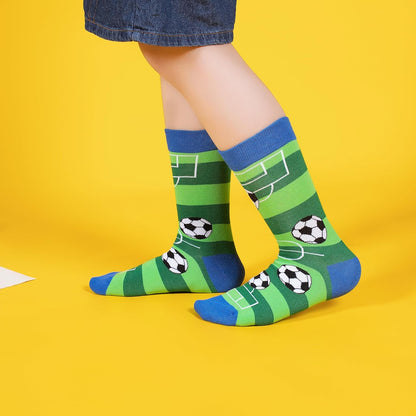 Boys Socks 6-8 Years Old Crazy Socks for Kids Silly Funny Novelty Dress Socks 10-12 for Boy Girl Birthday Christmas Gift