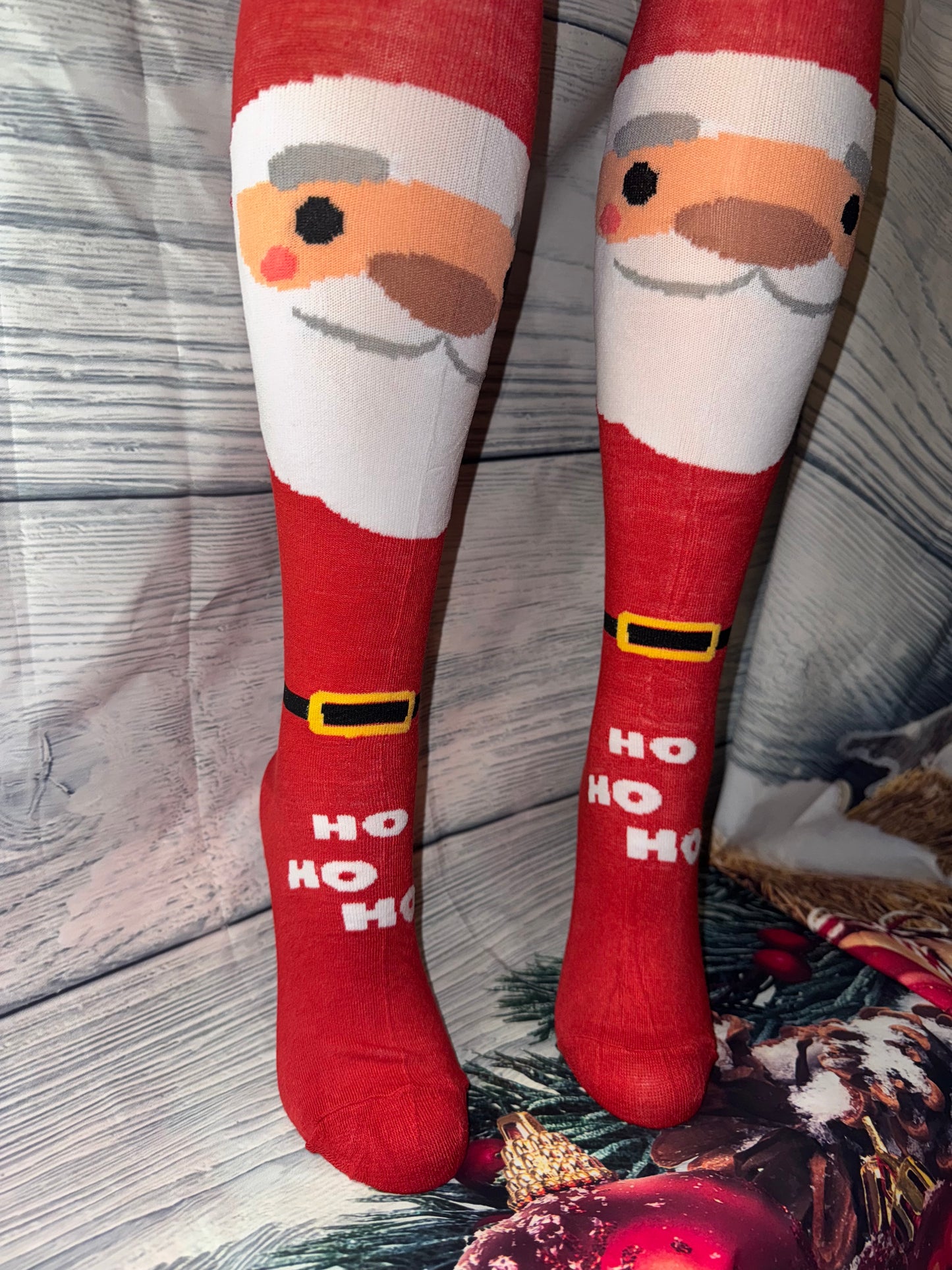 Christmas Holiday Socks – Festive Novelty Stockings with Fun Xmas Patterns Knee Length Socks for young and old men and women.