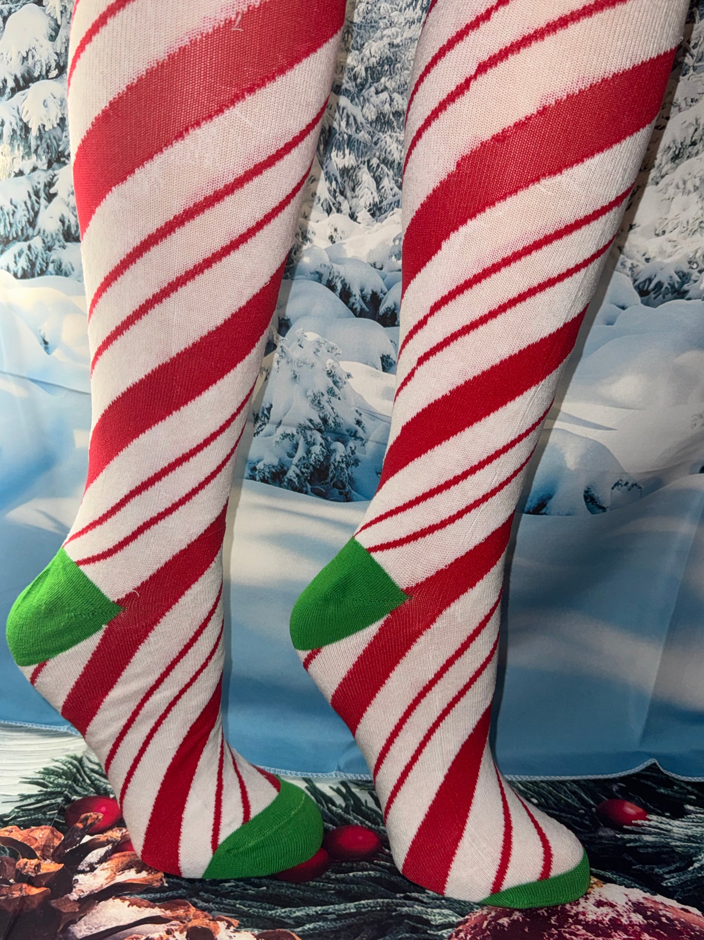 Cozy Christmas Socks – Unisex Long Knit Stockings with Holiday Patterns