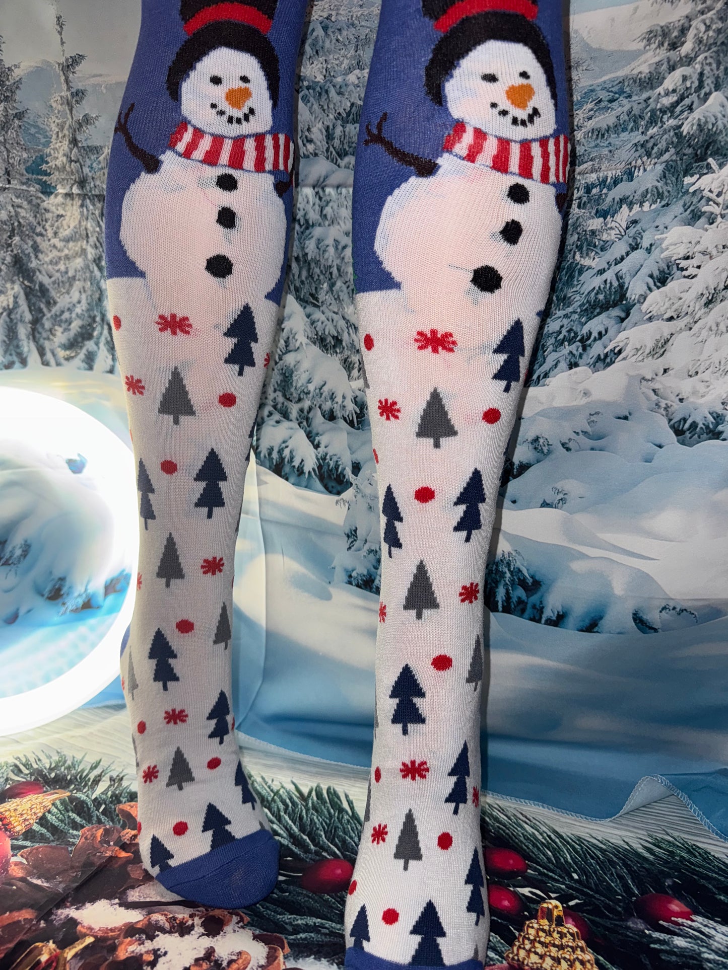 Cozy Christmas Socks – Unisex Long Knit Stockings with Holiday Patterns