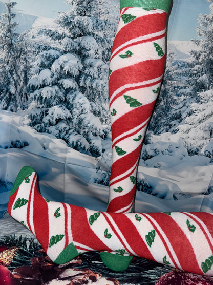 Cozy Christmas Socks – Unisex Long Knit Stockings with Holiday Patterns