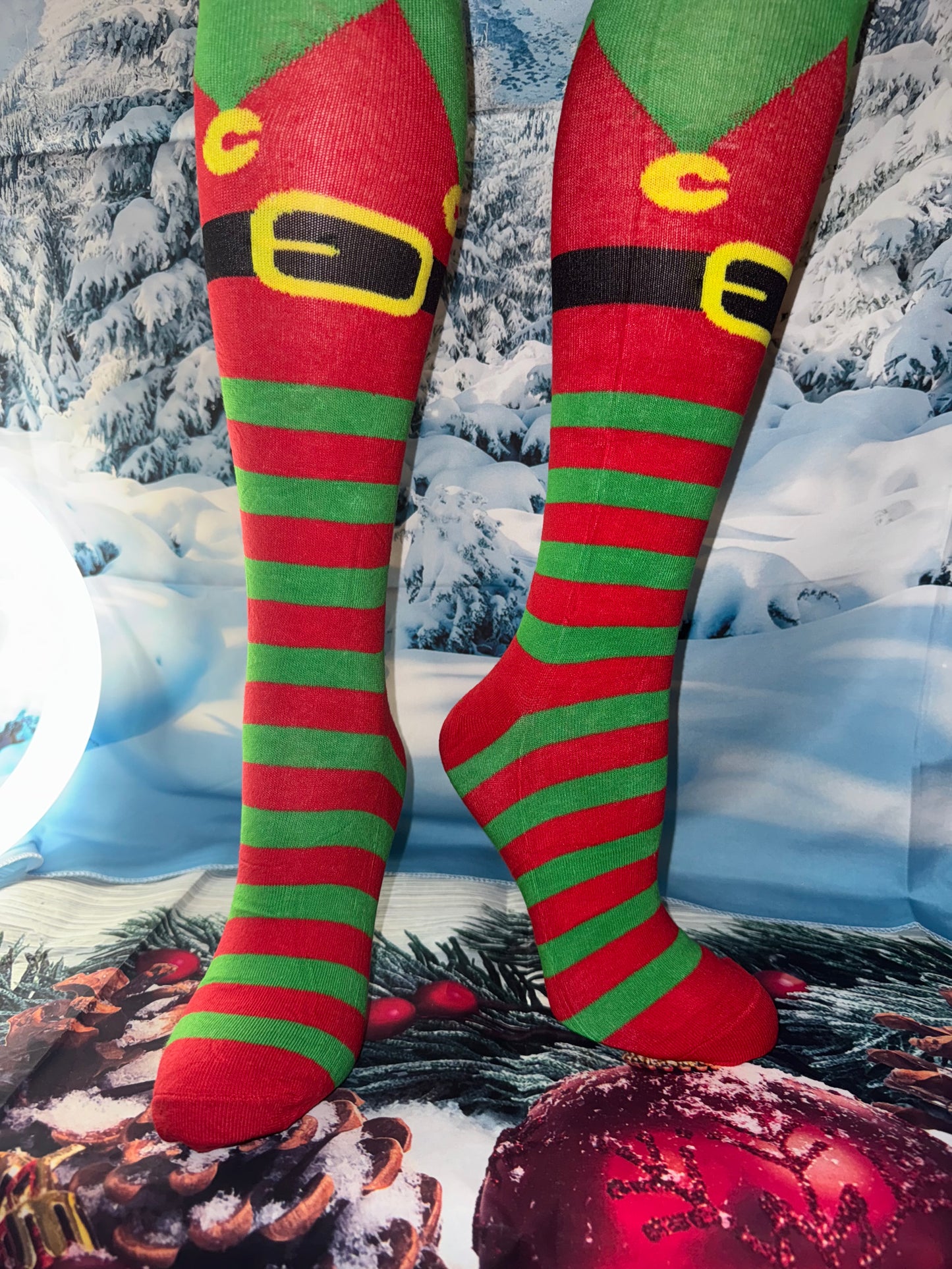 Cozy Christmas Socks – Unisex Long Knit Stockings with Holiday Patterns