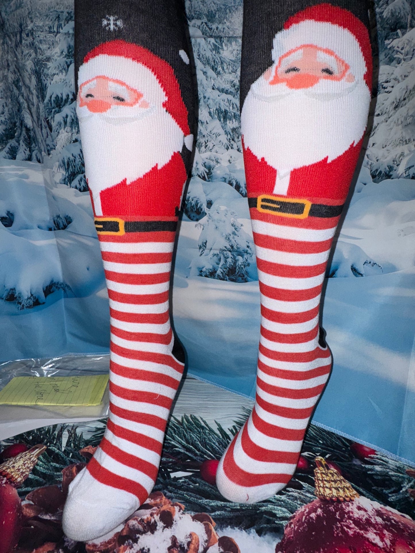 Cozy Christmas Socks – Unisex Long Knit Stockings with Holiday Patterns