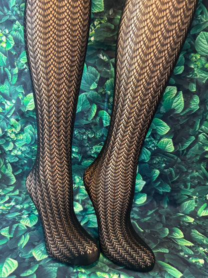 Classic Knee High Socks – Elegant  Mesh Design for Women & Teens