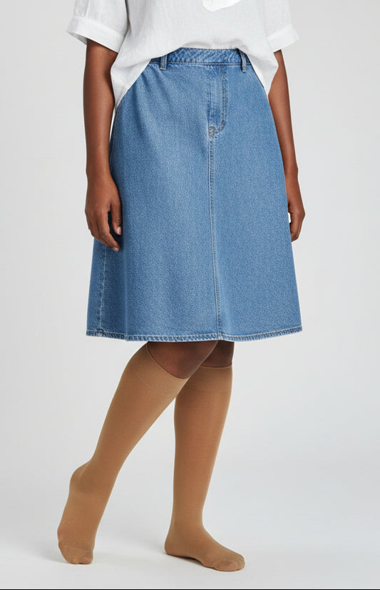 Women’s &Teen Girls’ 4-pack Sheer Knee-High Socks are crafted with ultra-soft, breathable fabric for all-day comfort.