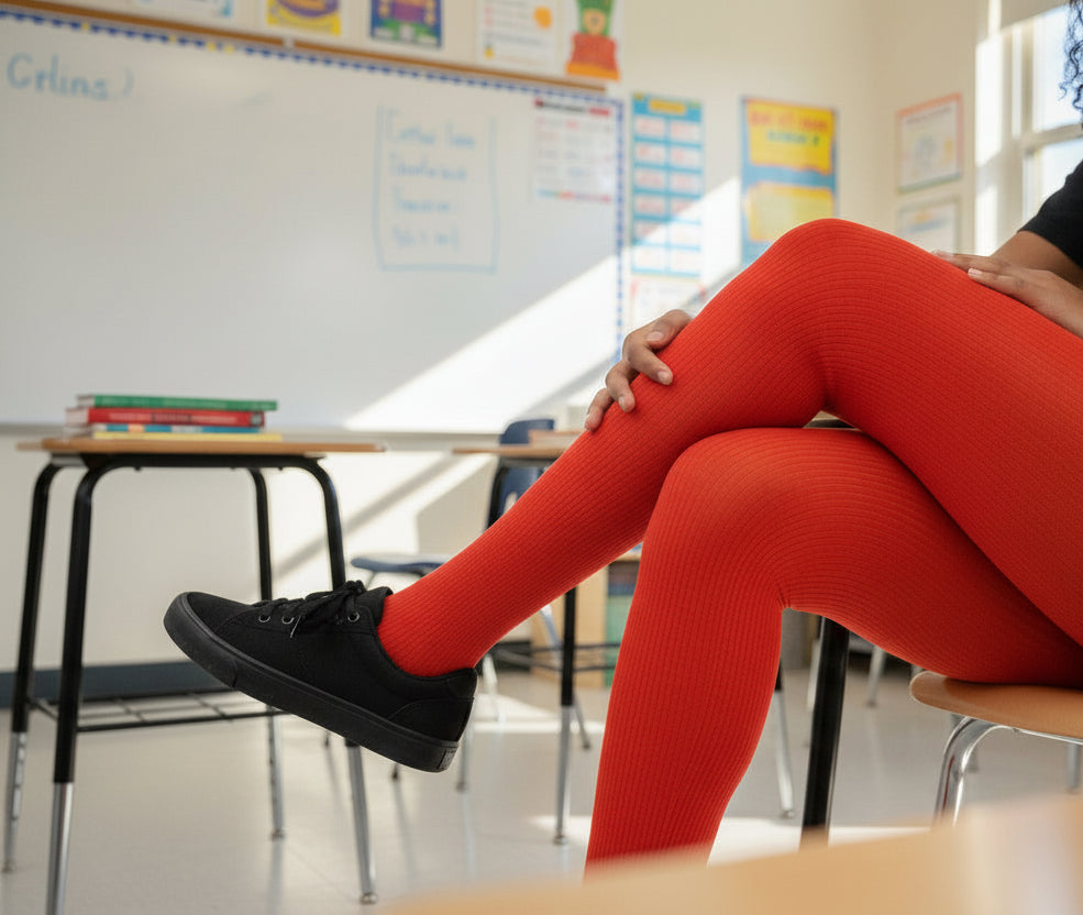 Teen Girls' Pure Colorful Sheer Polyester Tights – Lightweight Elegance & Smooth Finish. #MosleyHosierySock.com