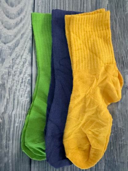 3Pack-Mosley Hosiery  Boys and Girls’ Colorful Comfort Socks, Ages 1–8y.