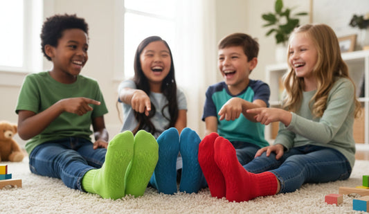 3Pack-Mosley Hosiery  Boys and Girls’ Colorful Comfort Socks, Ages 1–8y.