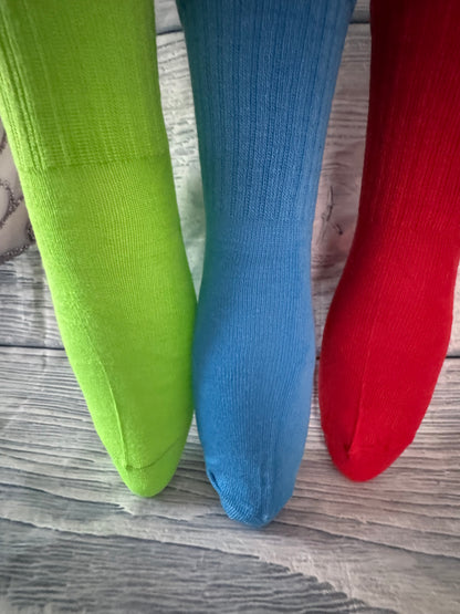 3Pack-Mosley Hosiery  Boys and Girls’ Colorful Comfort Socks, Ages 1–8y.