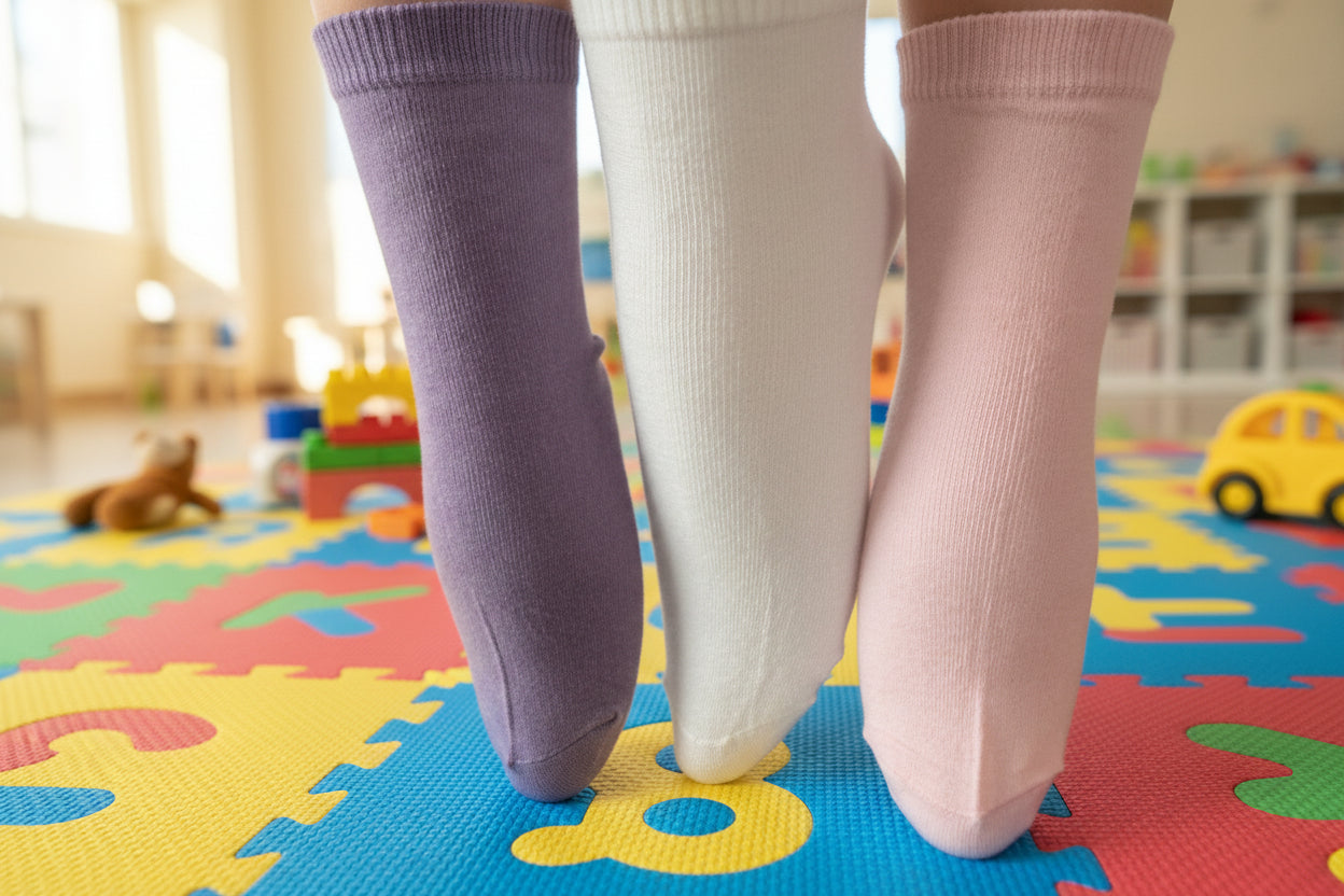 3-Pack Whether they're off to school or spending time with friends, these crew socks offer the ideal blend of comfort, durability, and a playful style in one great pair.– Available in Ages 1–3 and 4–7.