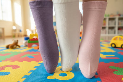 3-Pack Whether they're off to school or spending time with friends, these crew socks offer the ideal blend of comfort, durability, and a playful style in one great pair.– Available in Ages 1–3 and 4–7.