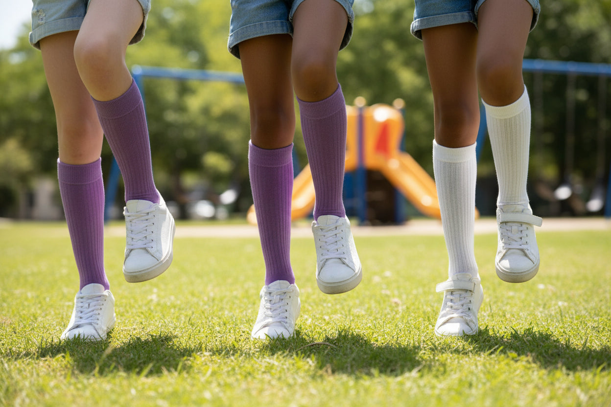 3-Pack Whether they're off to school or spending time with friends, these crew socks offer the ideal blend of comfort, durability, and a playful style in one great pair.– Available in Ages 1–3 and 4–7.