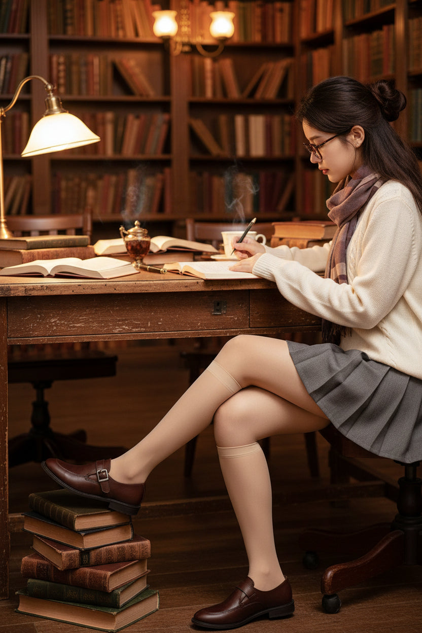 Women’s &Teen Girls’ 4-pack Sheer Knee-High Socks are crafted with ultra-soft, breathable fabric for all-day comfort.