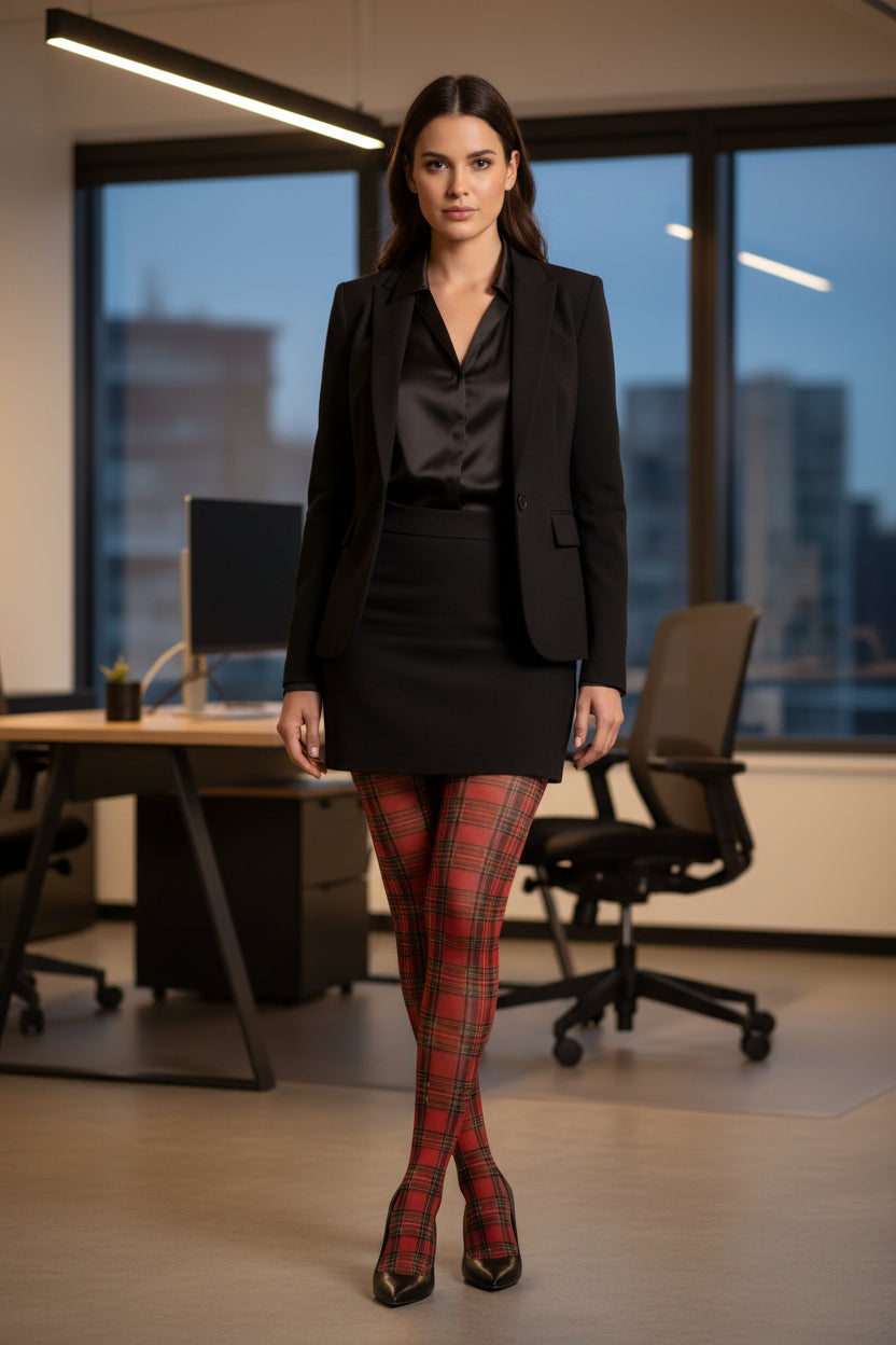 Pattern Tights fit your personality with fun, fashionable flair. One Size Fit All