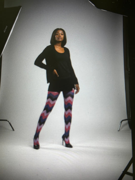 Pattern Tights fit your personality with fun, fashionable flair. One Size Fit All