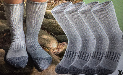 3-Pack Kids’ Wool Winter Socks for Boys & Girls – Cozy, Durable, Multi-Color Foot Area – Available in Ages 1–3 and 4–7.