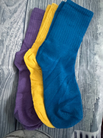 3Pack-Mosley Hosiery  Boys and Girls’ Colorful Comfort Socks, Ages 1–8y.