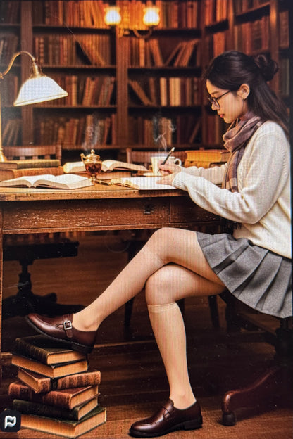 Women’s &Teen Girls’ 4-pack Sheer Knee-High Socks are crafted with ultra-soft, breathable fabric for all-day comfort.