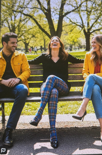 Pattern Tights fit your personality with fun, fashionable flair. One Size Fit All