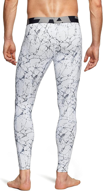 Leggings for Men and Teens, No matter where life takes you, show off your style by wearing these very cozy leggings tights. Marble White; Waist 27"–29"; Size: XS.