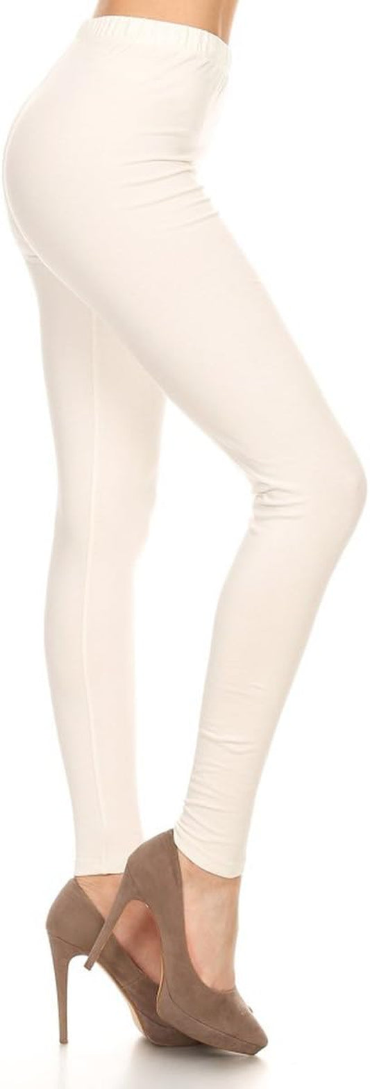 Wherever you go, let these very comfortable leggings envelop your beauty. Color: Cotton Ivory, Size: Large