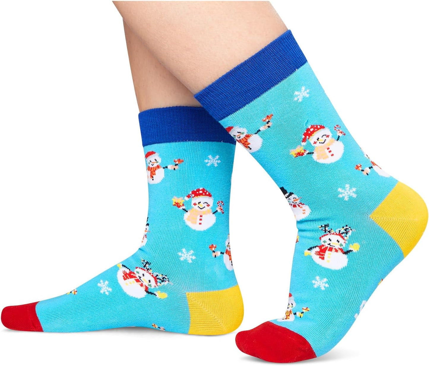 Christmas Gifts Stocking Socks for Girl Boy- Snowman Socks Xmas Stocking Stuffers for Kids