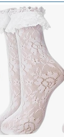 Lace Ankle Socks for Women and Teen Girls' – Elegant, Soft & Versatile