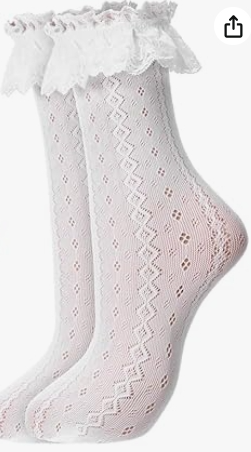 Lace Ankle Socks for Women and Teen Girls' – Elegant, Soft & Versatile