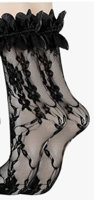 Lace Ankle Socks for Women and Teen Girls' – Elegant, Soft & Versatile