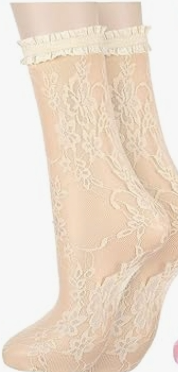 Lace Ankle Socks for Women and Teen Girls' – Elegant, Soft & Versatile