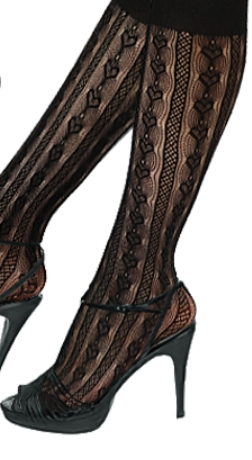 Classic Knee High Socks – Elegant  Mesh Design for Women & Teens