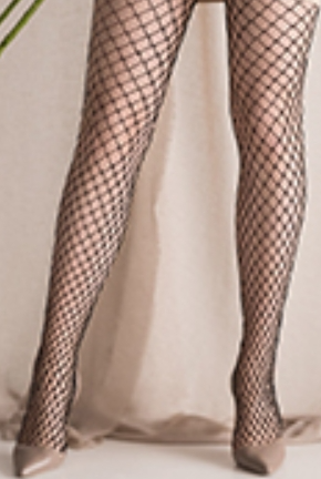 Versatile Fishnet Thigh High Stockings – Bold, Stylish Nylon Hosiery for Women & Teens, colors: black and white